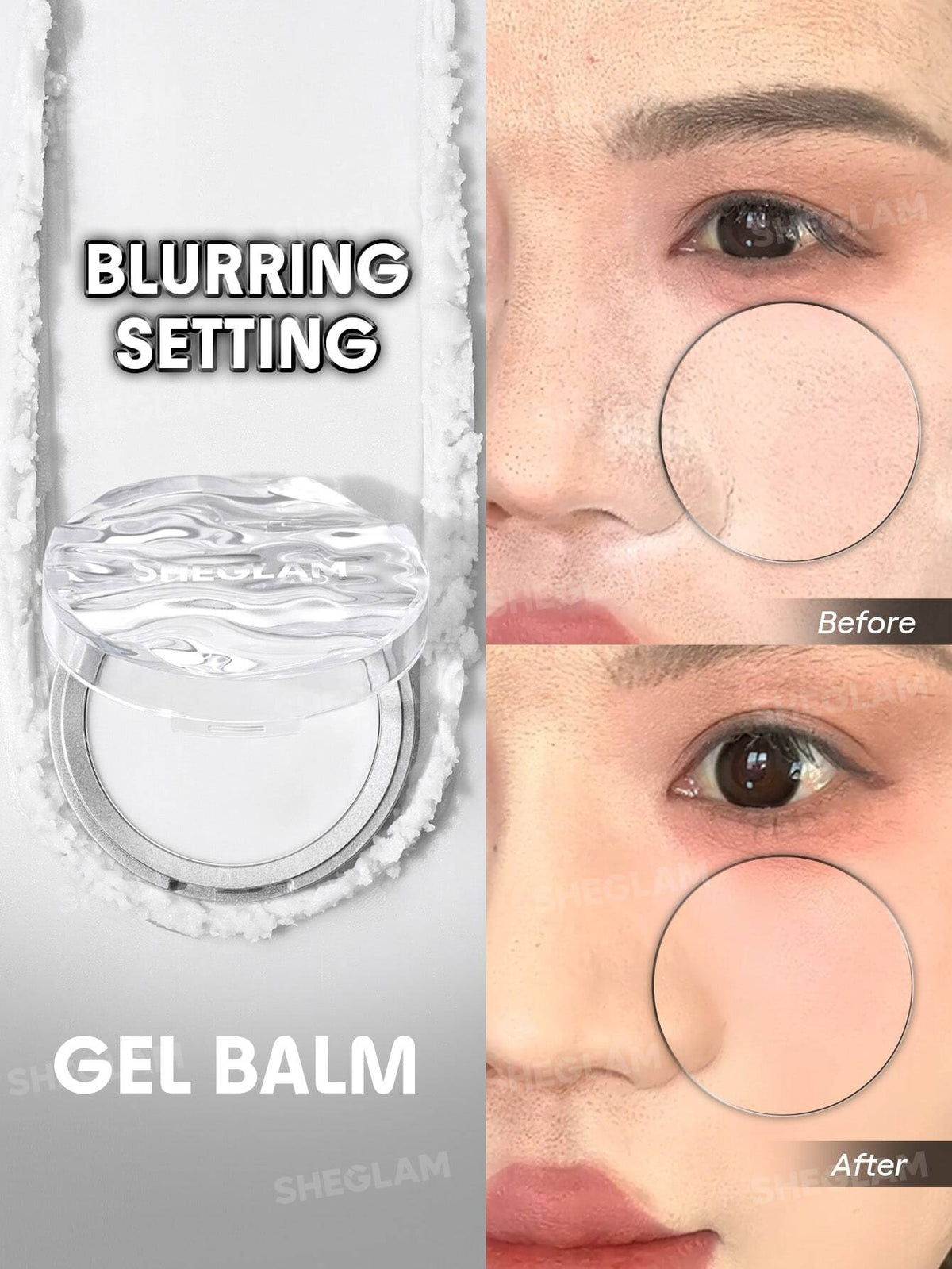 SHEGLAM Camera On Blurring Setting Powder Balm Brand Beauty Cosmetic Makeup For Women And Girls