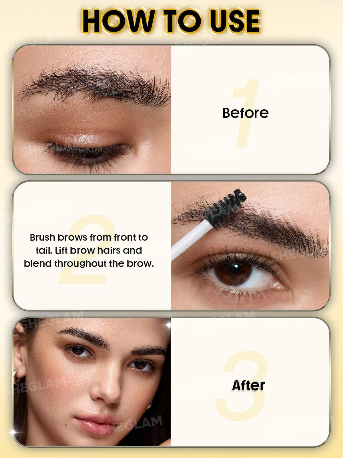 SHEGLAM Brow Behavior Taming Gel Brow Pomade Brand Beauty Cosmetic Makeup For Women And Girls
