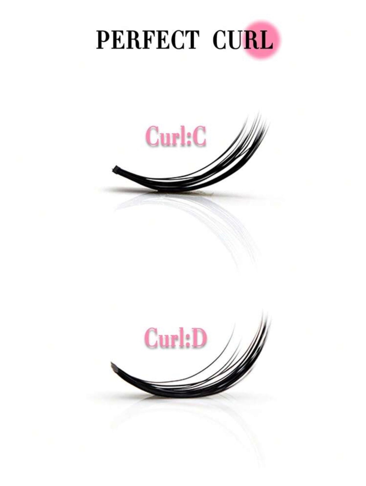 Eyelashes, 8-16mm Mixed Length, 7 Rows