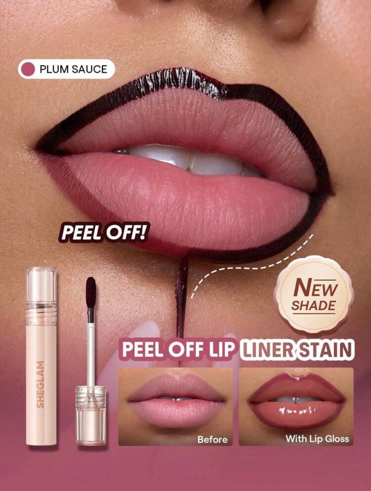 SHEGLAM Fall In Line Crayon à LèVres Teinté Peel-Off