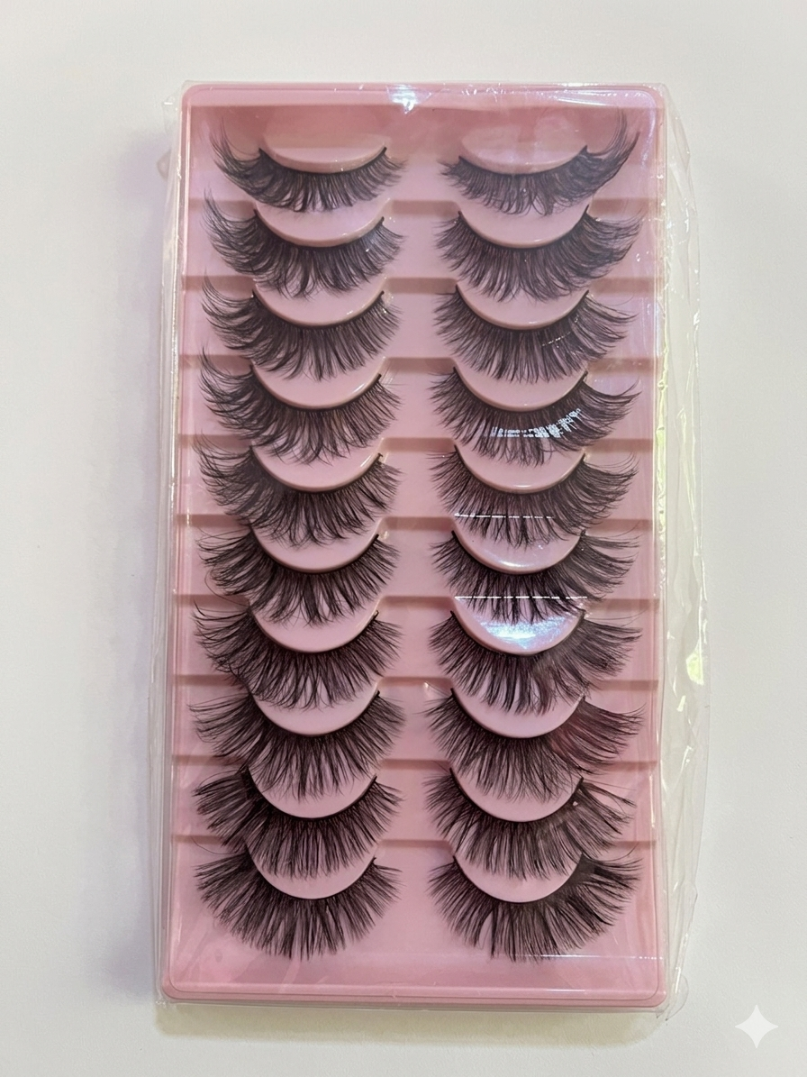 eyelashes 10 paires