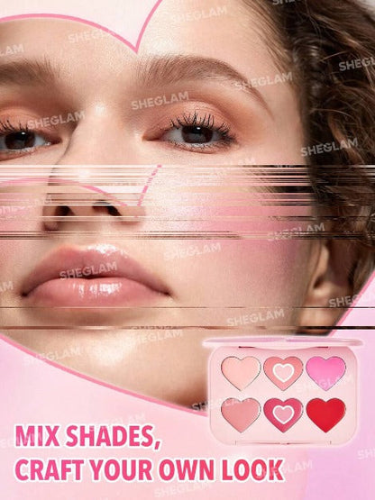 SHEGLAM Palette de fards à joues crème Flush Crush-Blushing Bouquet