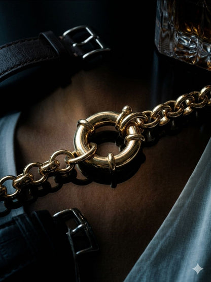 1 pièce Collier STYLEVER Starburst, Collier Mousqueton en Or