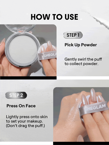 SHEGLAM Camera On Blurring Setting Powder Balm Brand Beauty Cosmetic Makeup For Women And Girls