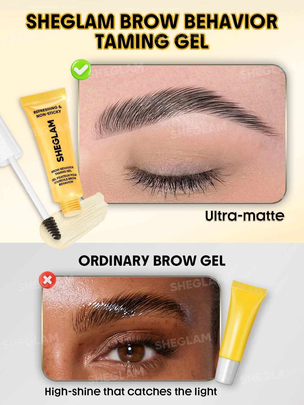 SHEGLAM Brow Behavior Taming Gel Brow Pomade Brand Beauty Cosmetic Makeup For Women And Girls