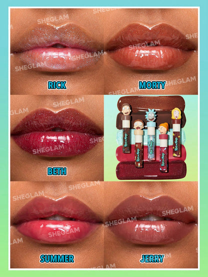 Sheglam rick and morty family coumseling lip gloss