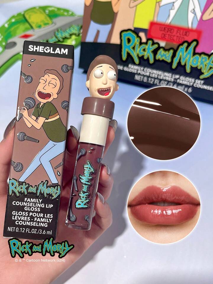 Sheglam rick and morty family coumseling lip gloss